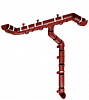 Комплекты  водосточной системы Docke Standard Красный (120/80)