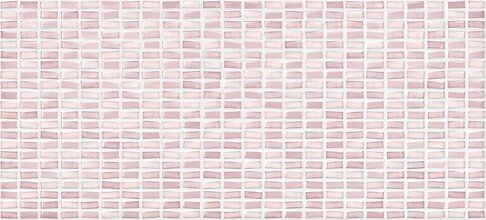 Плитка настенная Cersanit Pudra розовый рельеф (мозаичная) 14748 (PDG073)