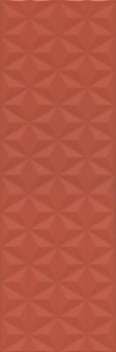 Плитка настенная Kerama Marazzi Диагональ красный структура обрезной 12120R