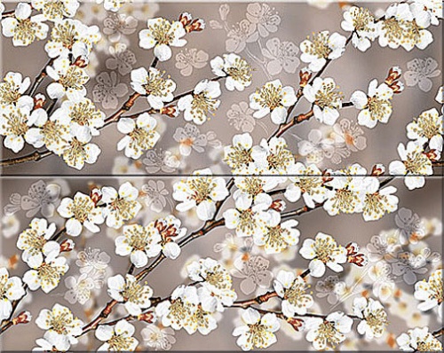 Панно Azori Amati ''Sakura'' 505x201 (2 плитки)