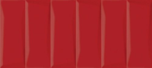 Плитка настенная Cersanit Evolution EVG413 красный рельеф 200x440