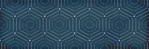 Декор Lasselsberger Парижанка геометрия синий 1664-0180