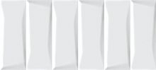 Плитка настенная Cersanit Evolution 440x200 рельеф кирпичи белый 15256 (EVG053)