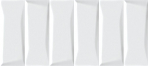 Плитка настенная Cersanit Evolution 440x200 рельеф кирпичи белый 15256 (EVG053)