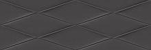 Плитка настенная Cersanit Vegas 750х250 рельеф черный 14246 (VGU232)