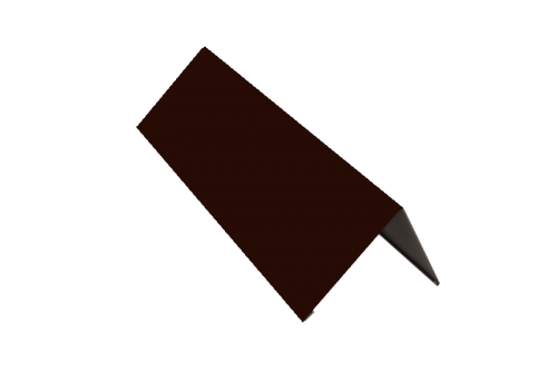 Планка конька плоского Коричневый (RAL 8017)