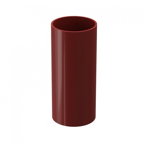 Труба водосточная соединительная Docke Standard Красный, 0,5м