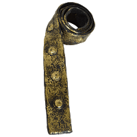 Ремень декоративный Arno Decor "Клепка-цветок" 40х1000 мм Золото