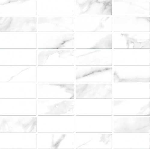 Декор Meissen White stream 300х300 мозаика белый 16677 (A16677)