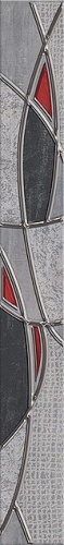 Бордюр Azori Pandora Grey Charm Border 75x630