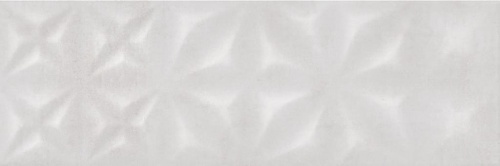 Плитка настенная CERSANIT Apeks 750х250 рельеф светло-серый ASU522D
