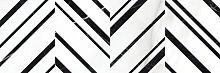 Плитка настенная Meissen Gatsby 750x250 черно-белый GTU441