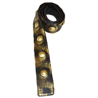 Ремень декоративный Arno Decor "Круглая клепка" 40х1000 мм Золото